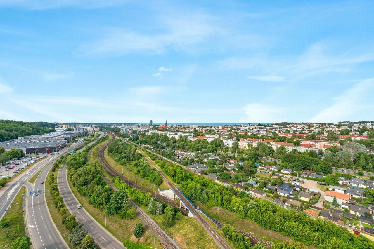 Gdynia Modern Tower & City View By Downtown Apartments Esterno foto